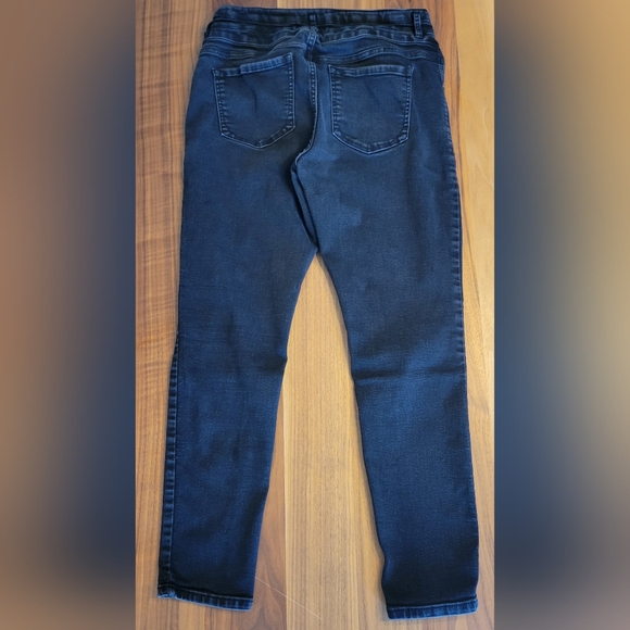 ANGLES black denim jeans size 14 - Picture 7 of 8